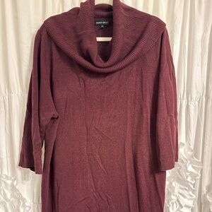 Fashion Bug Cowl Neck Sweater Dress / Tunic